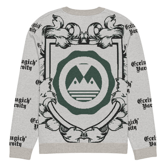 ECELUGICH® Knitted crew neck sweater
