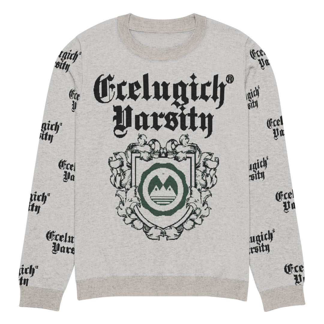 ECELUGICH® Knitted crew neck sweater