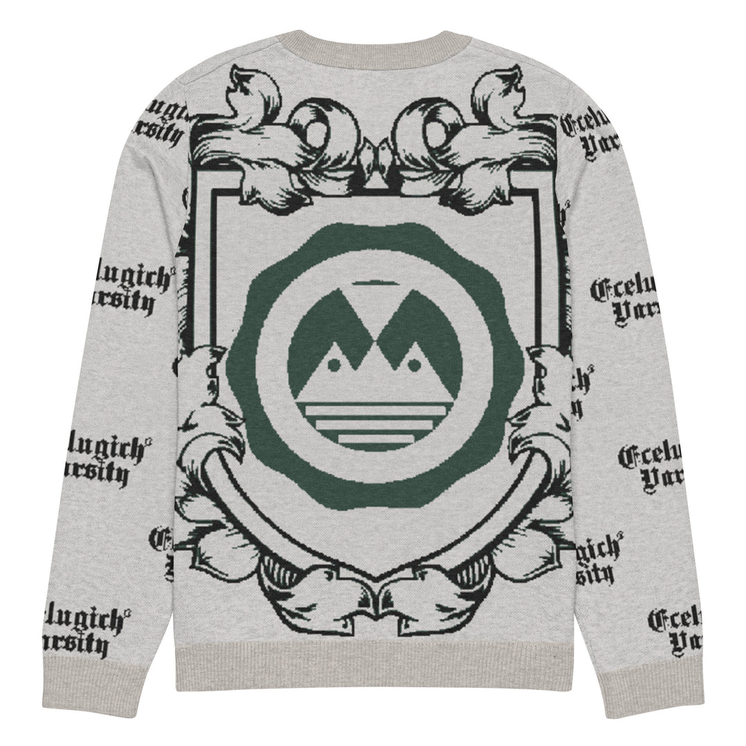 ECELUGICH® Knitted crew neck sweater