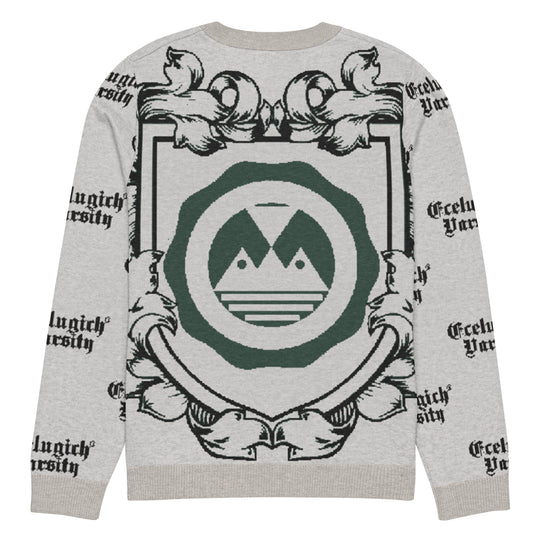 ECELUGICH® Knitted crew neck sweater
