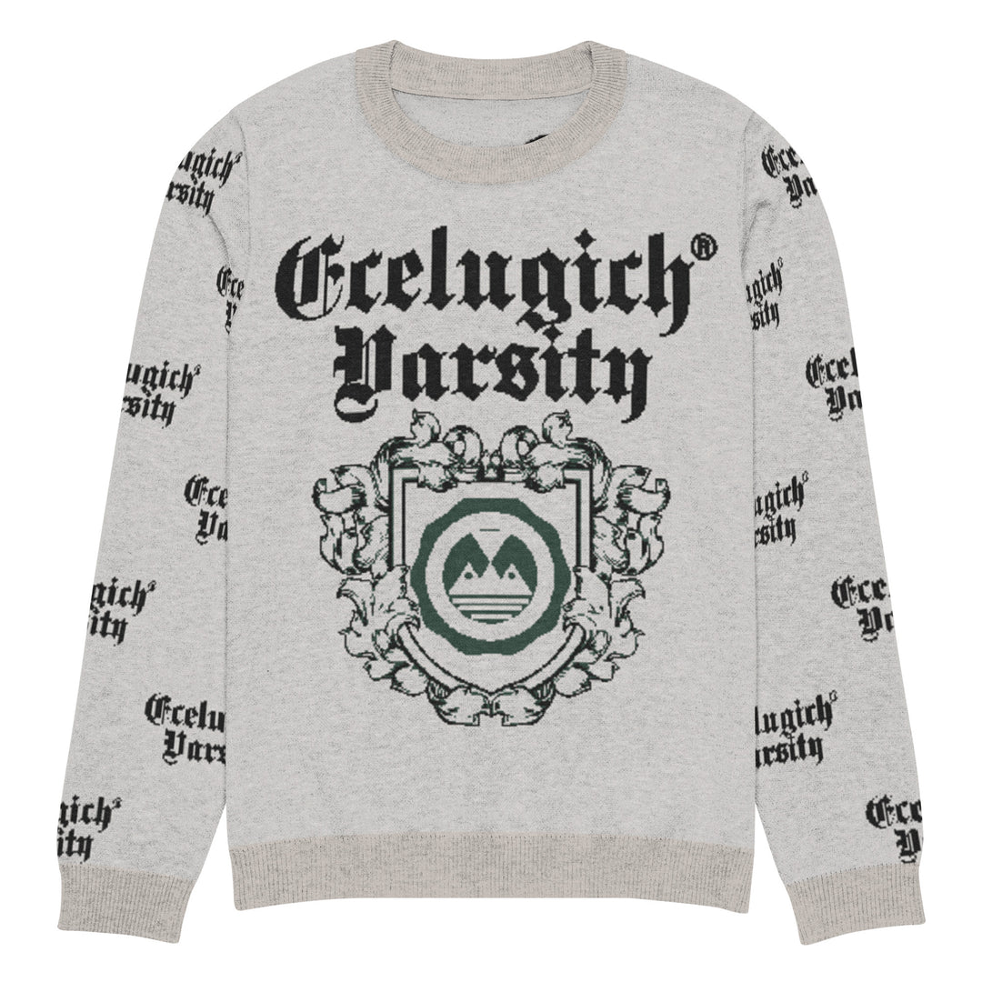ECELUGICH® Knitted crew neck sweater