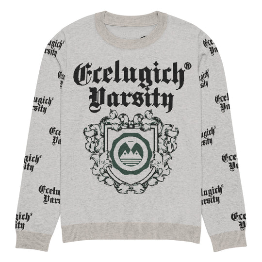 ECELUGICH® Knitted crew neck sweater