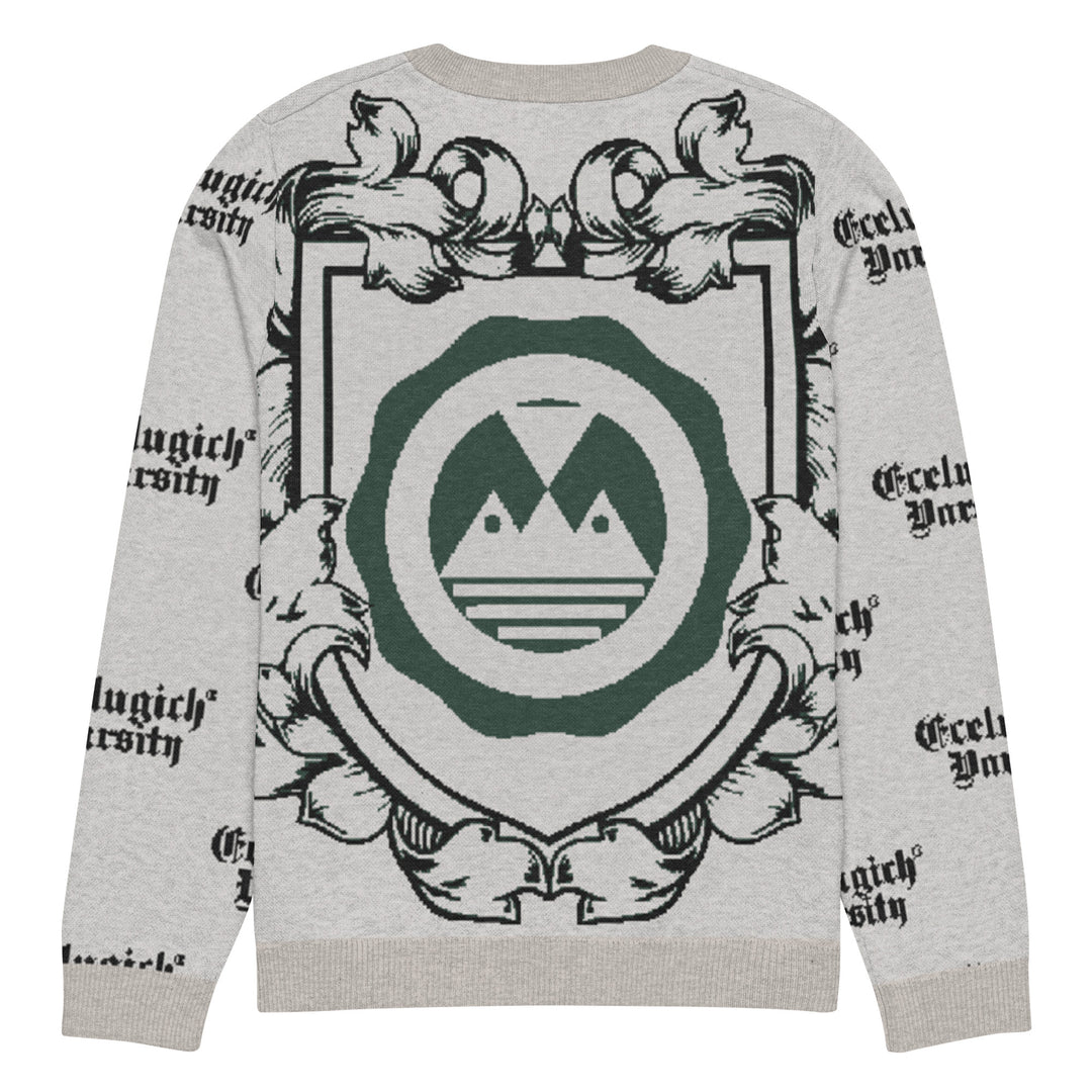 ECELUGICH® Knitted crew neck sweater