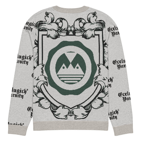 ECELUGICH® Knitted crew neck sweater