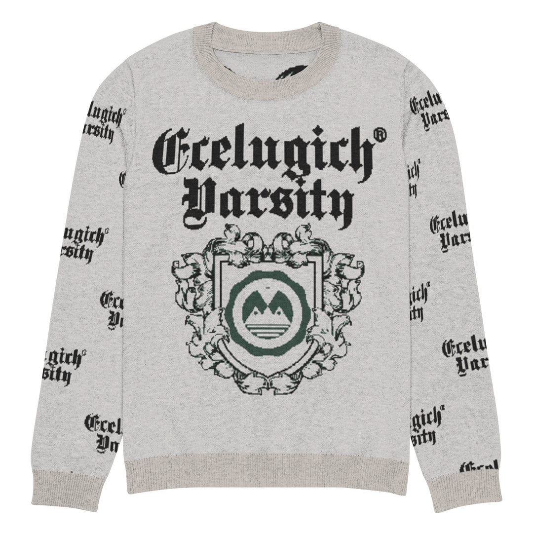 ECELUGICH® Knitted crew neck sweater