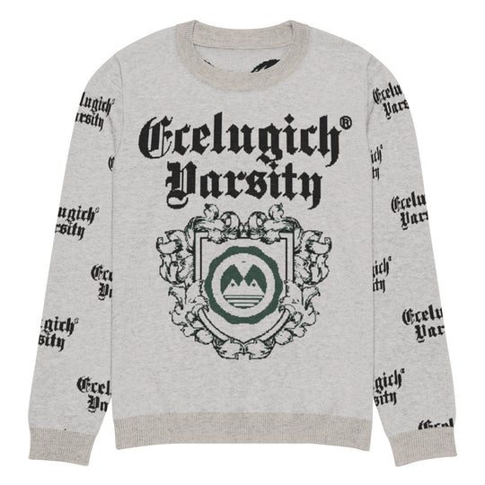 ECELUGICH® Knitted crew neck sweater