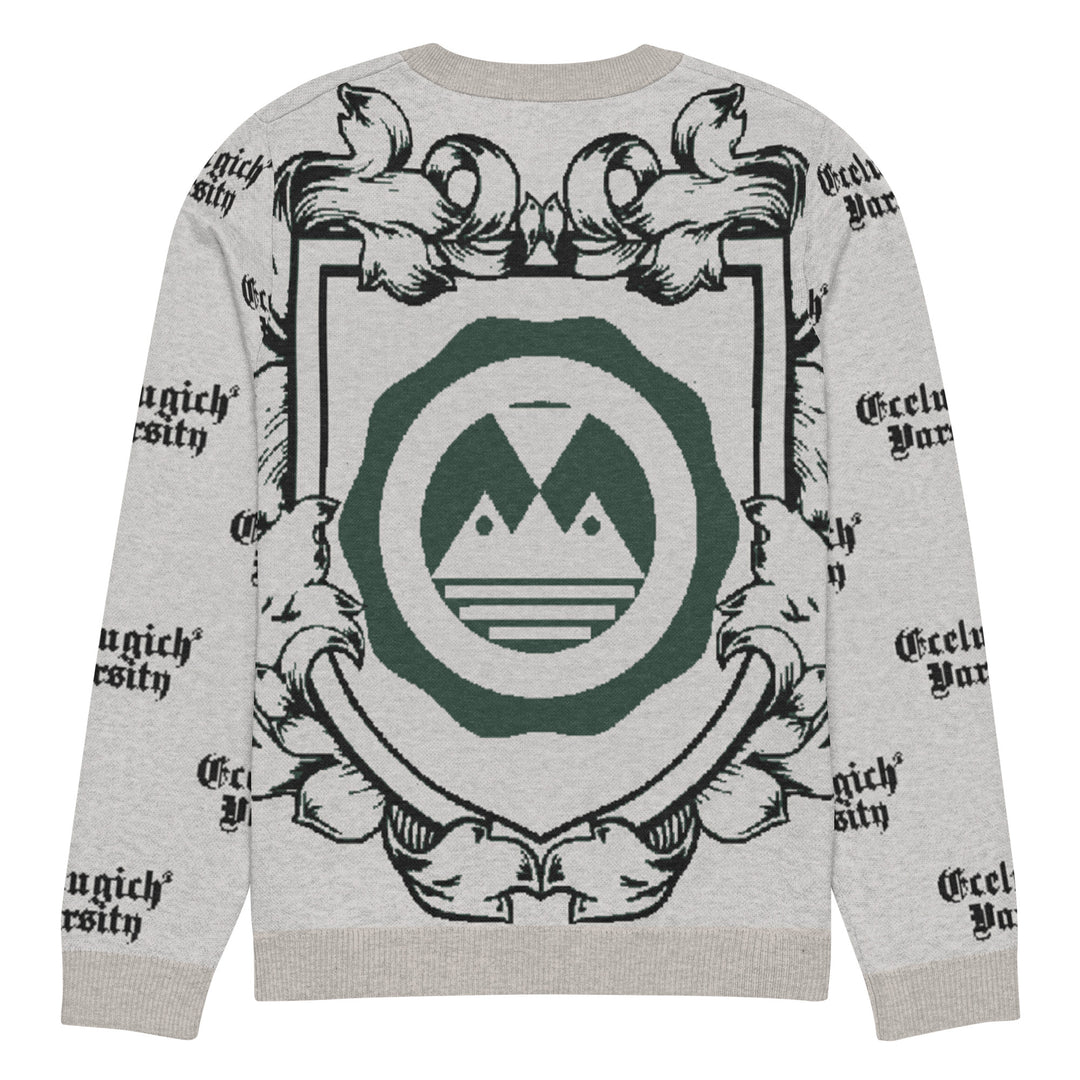 ECELUGICH® Knitted crew neck sweater