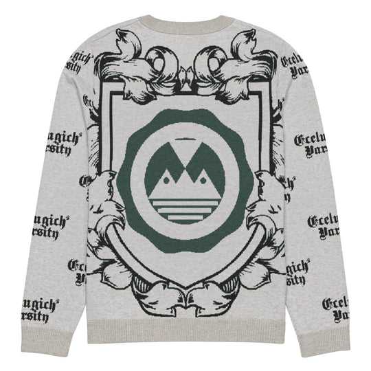 ECELUGICH® Knitted crew neck sweater