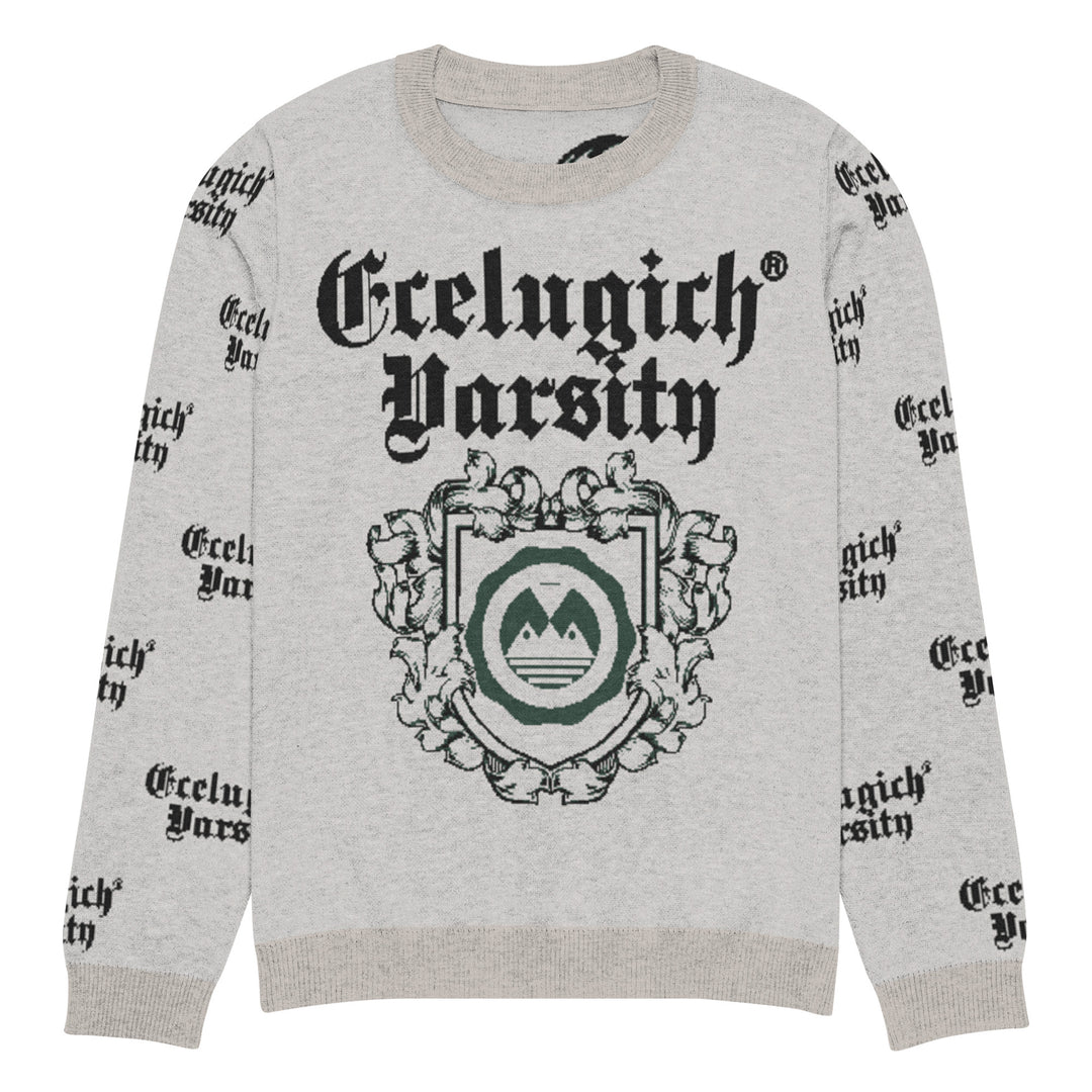 ECELUGICH® Knitted crew neck sweater