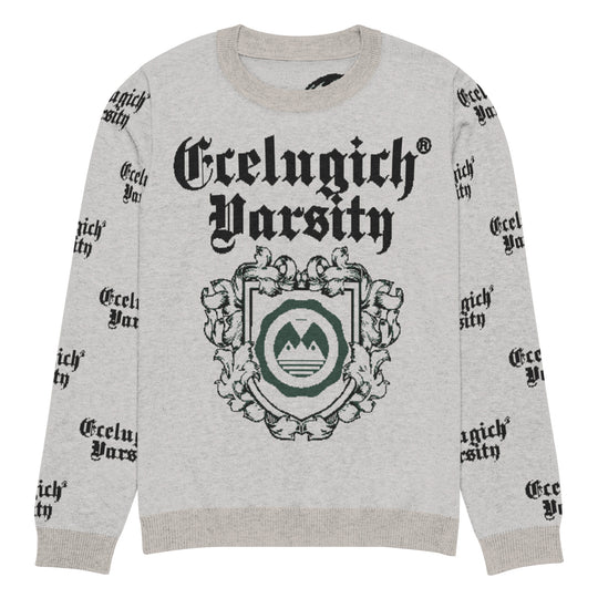 ECELUGICH® Knitted crew neck sweater