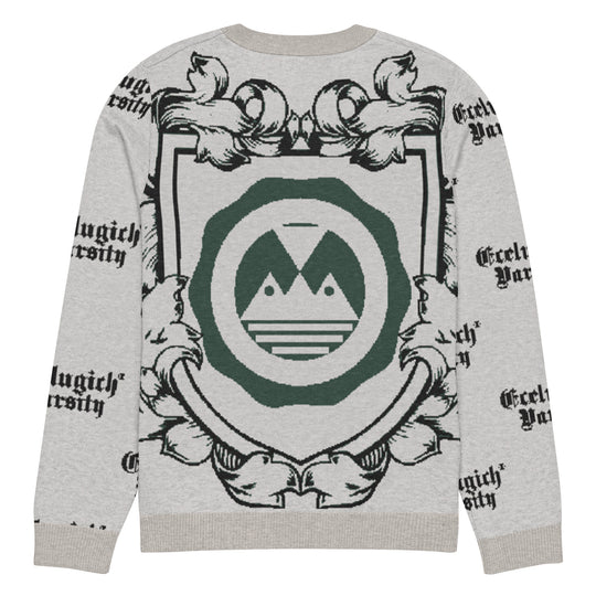 ECELUGICH® Knitted crew neck sweater