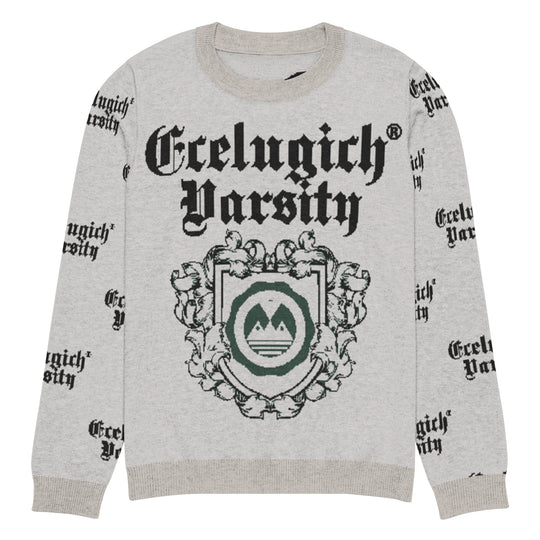 ECELUGICH® Knitted crew neck sweater