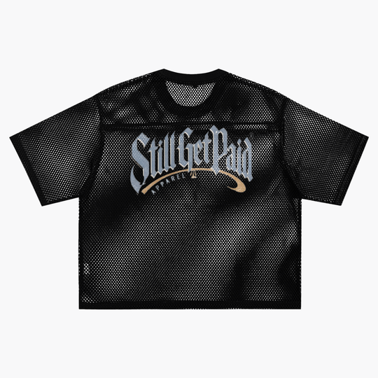 See-through Boxy Net T-Shirt