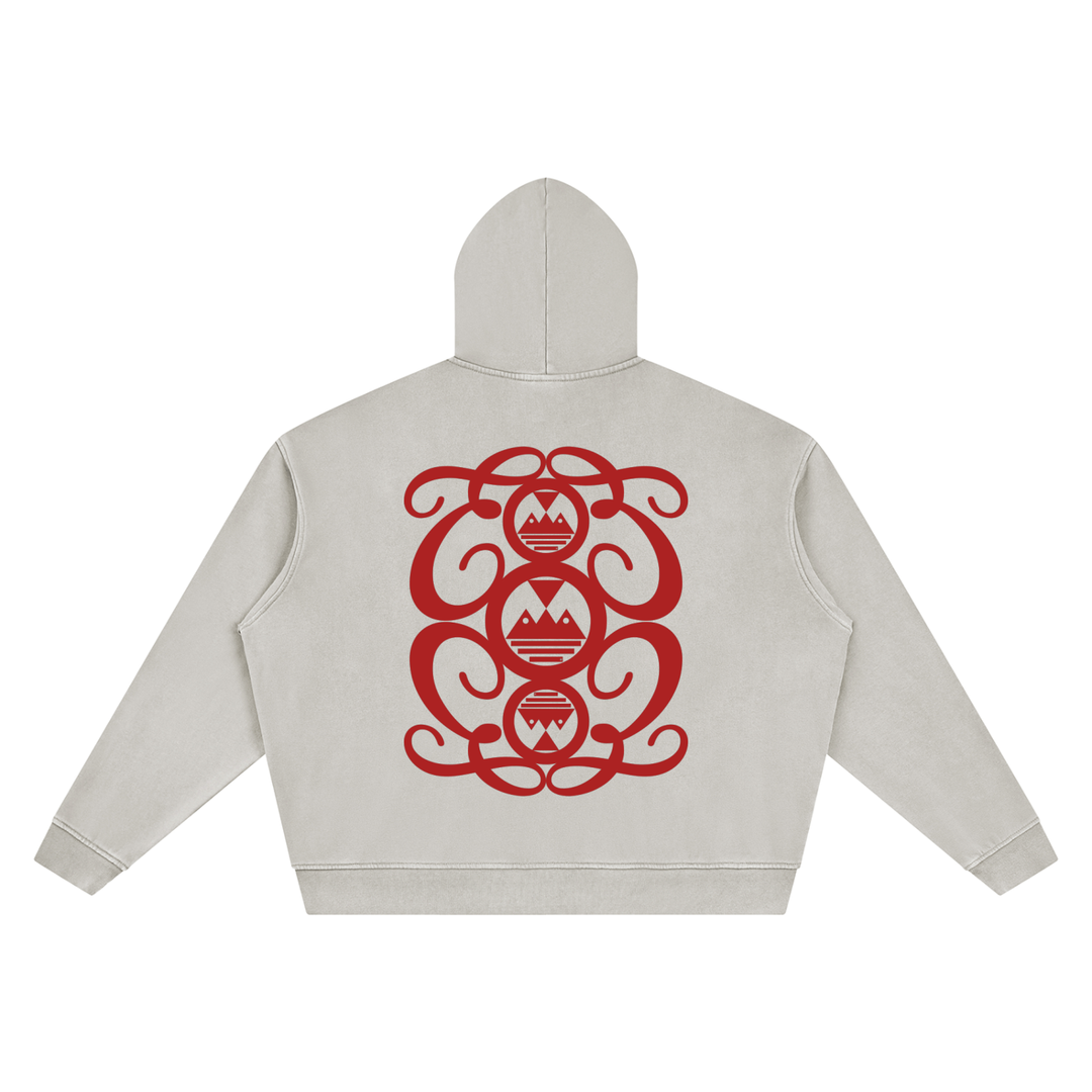 Unisex Vintage Wash Boxy Palazzo Albricci Perebrini Hoodie