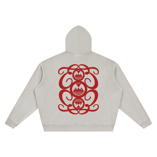Unisex Vintage Wash Boxy Palazzo Albricci Perebrini Hoodie