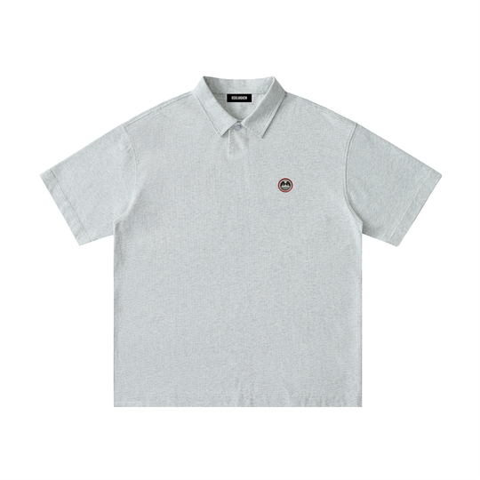 Loose Cotton Short-Sleeve Palazzo Albricci Perebrini Polo Shirt