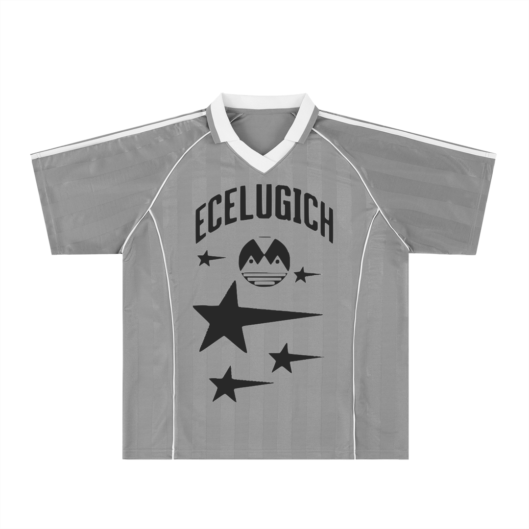 Shadow Stripe Collared Soccer Jersey