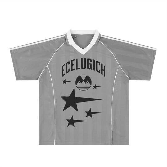 Shadow Stripe Collared Soccer Jersey
