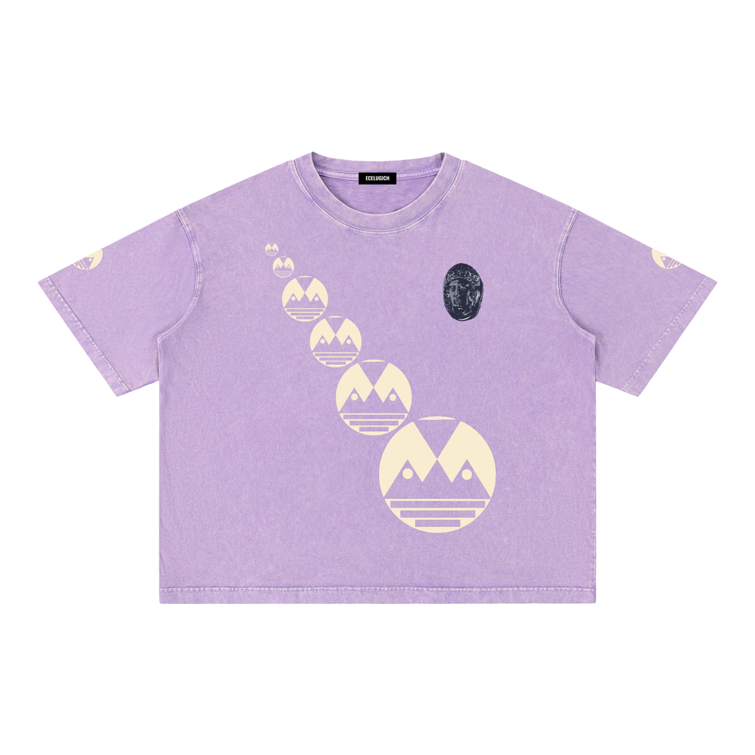 Mineral Wash Boxy Cotton T-Shirt