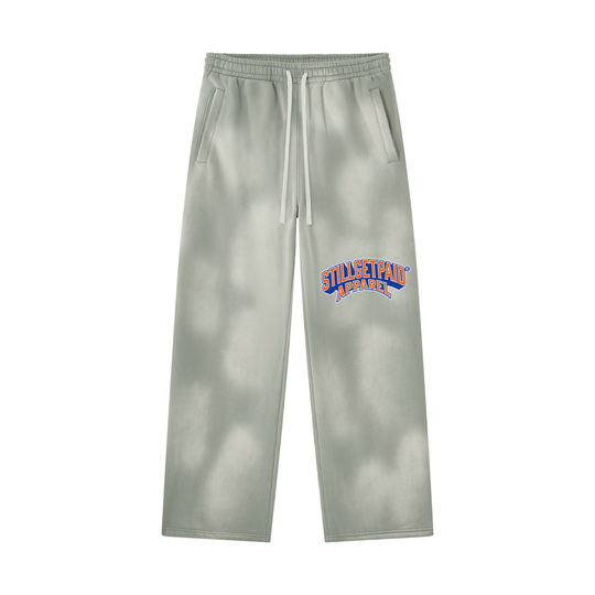 Unisex Sunfade Wide Leg Fleece Sweatpants
