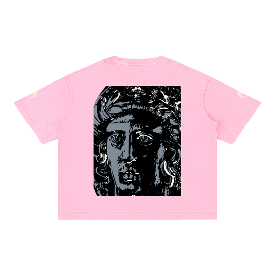 Mineral Wash Boxy Cotton T-Shirt