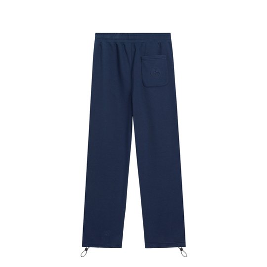Drawstring Straight-Leg Sweatpants