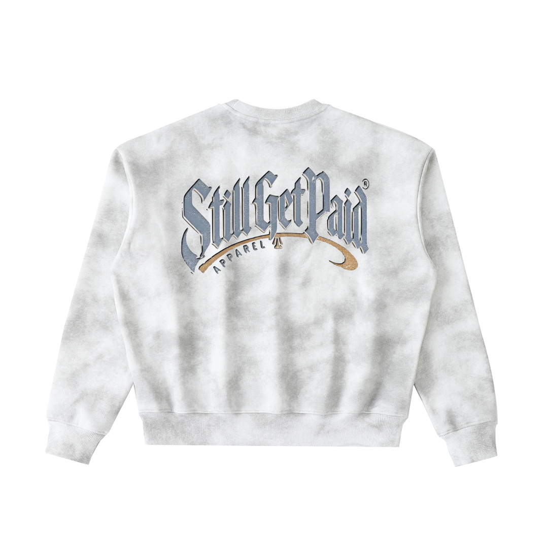 Dirty Washed Boxy Fleeced Sweatshirt