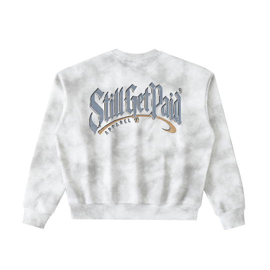 Dirty Washed Boxy Fleeced Sweatshirt