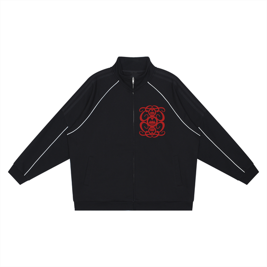 Palazzo Albricci Peregrini Reflection-Stripe Raglan Jacket