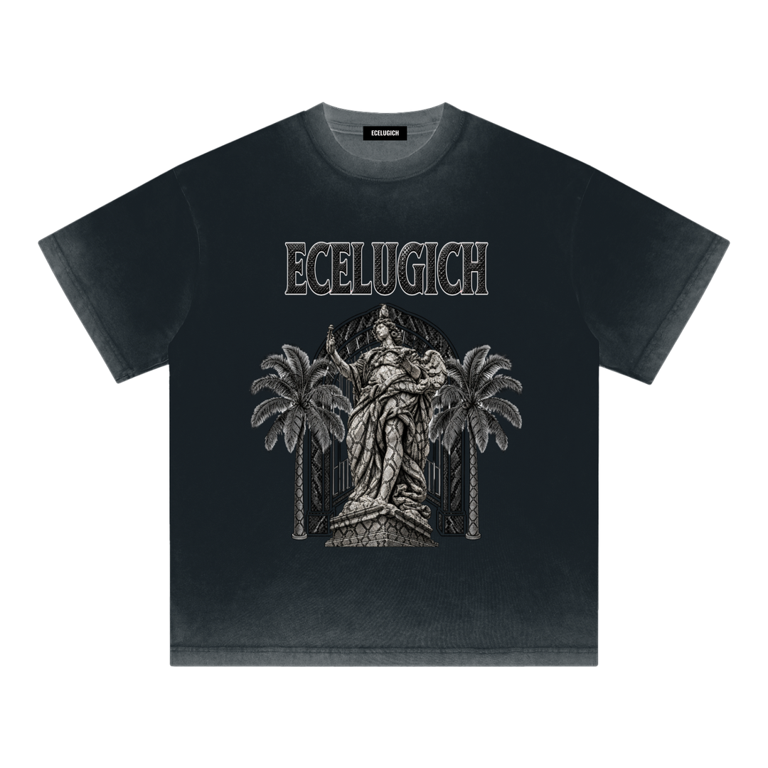 Reverse Dyed Loose Cotton T-Shirt