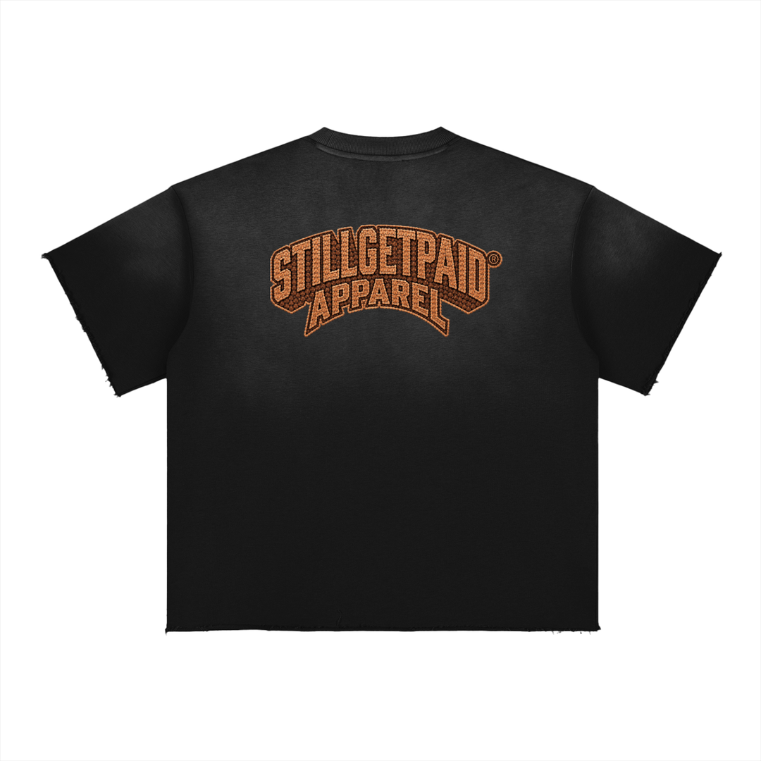 Sun Fade Raw Edge Penny T-Shirt