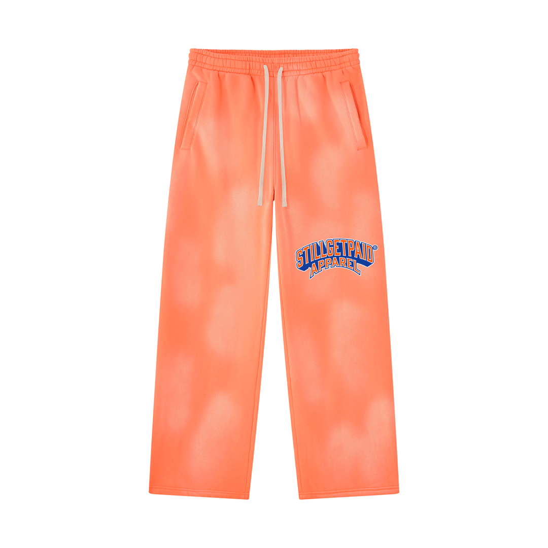 Unisex Sunfade Wide Leg Fleece Sweatpants