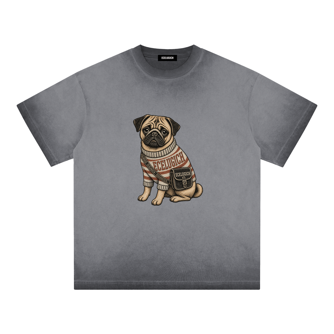 Reverse Dyed Loose Cotton T-Shirt
