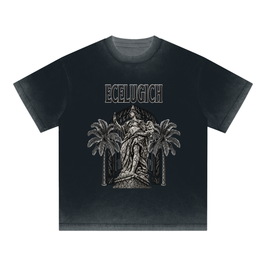 Reverse Dyed Loose Cotton T-Shirt