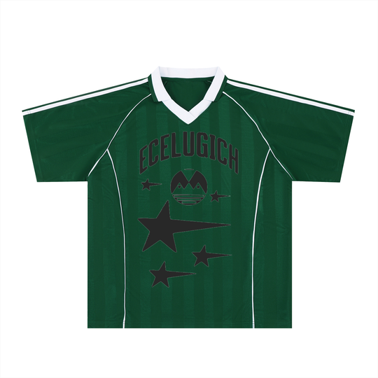 Shadow Stripe Collared Soccer Jersey