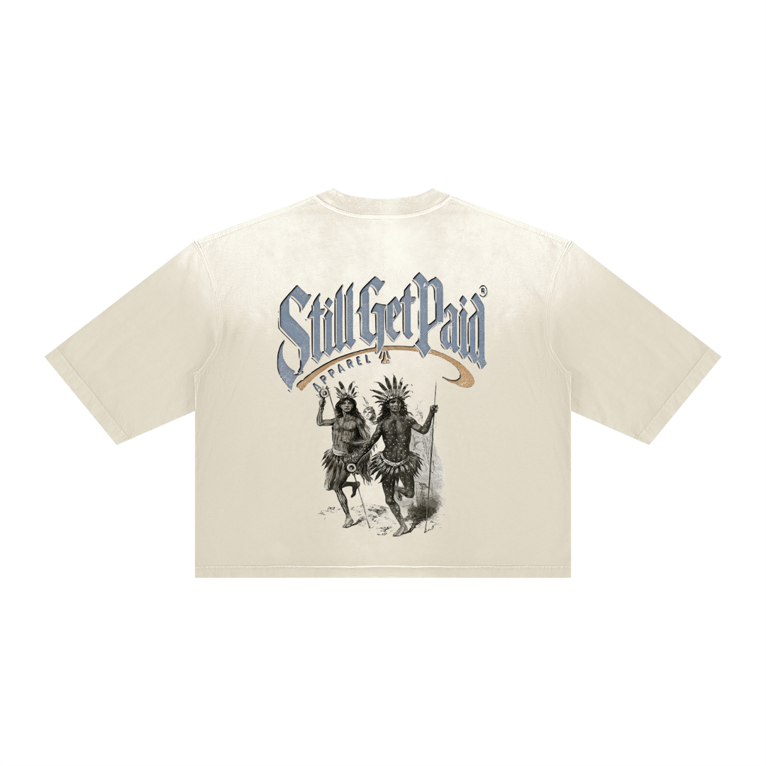 Unisex Vintage Wash Sunfade Boxy T-Shirt