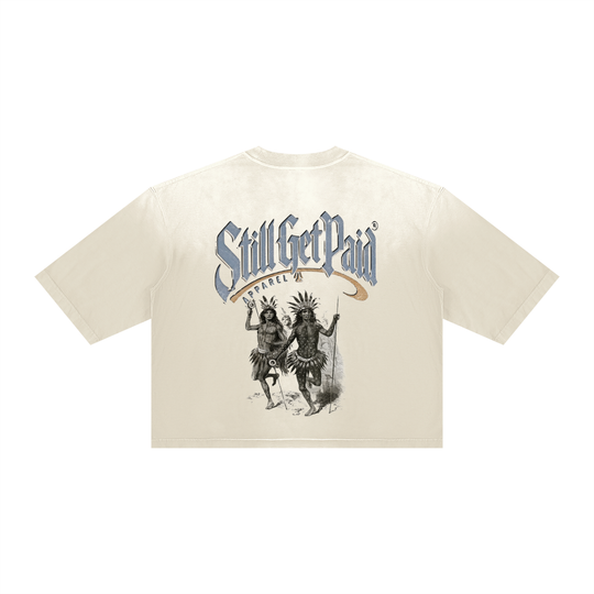 Unisex Vintage Wash Sunfade Boxy T-Shirt