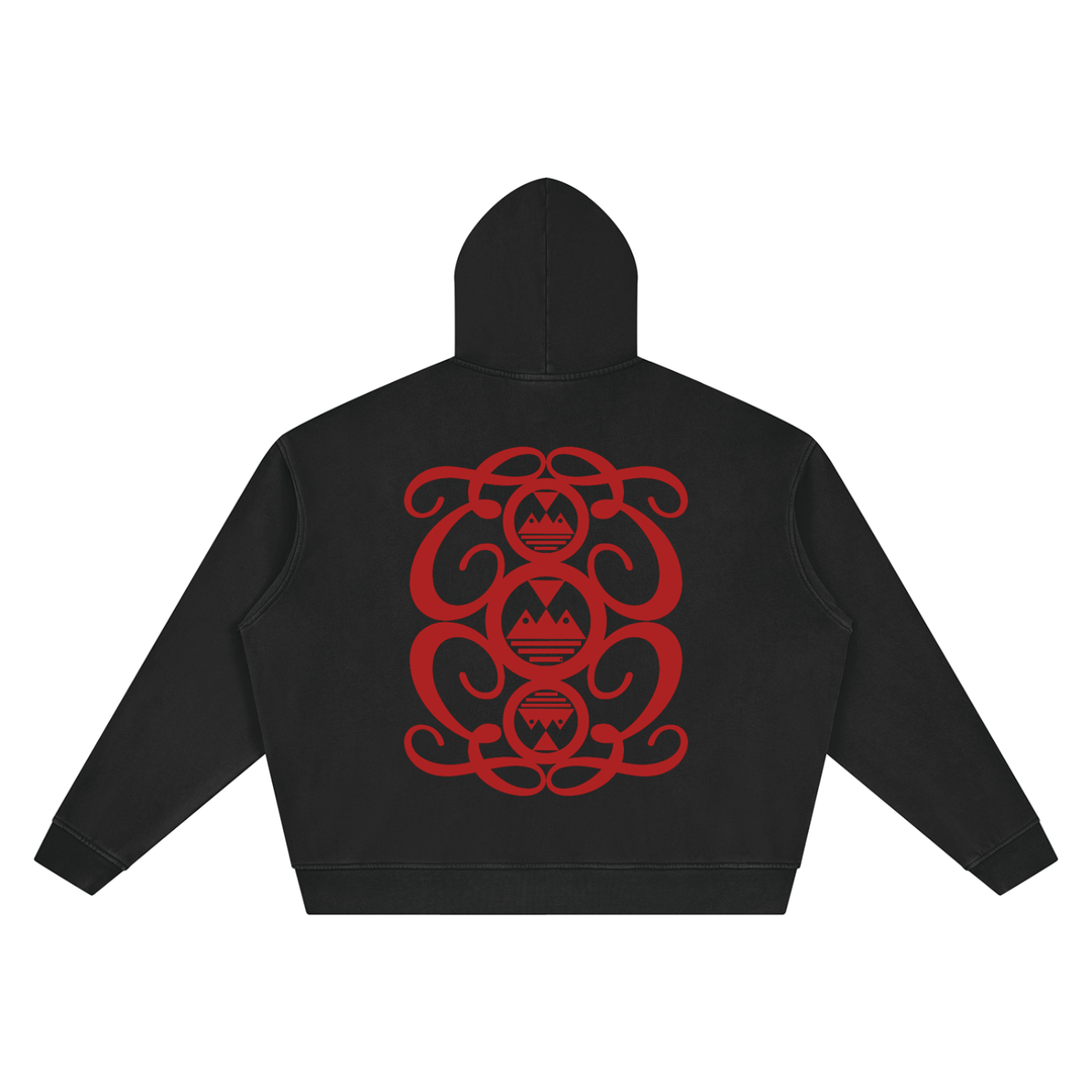 Unisex Vintage Wash Boxy Palazzo Albricci Perebrini Hoodie
