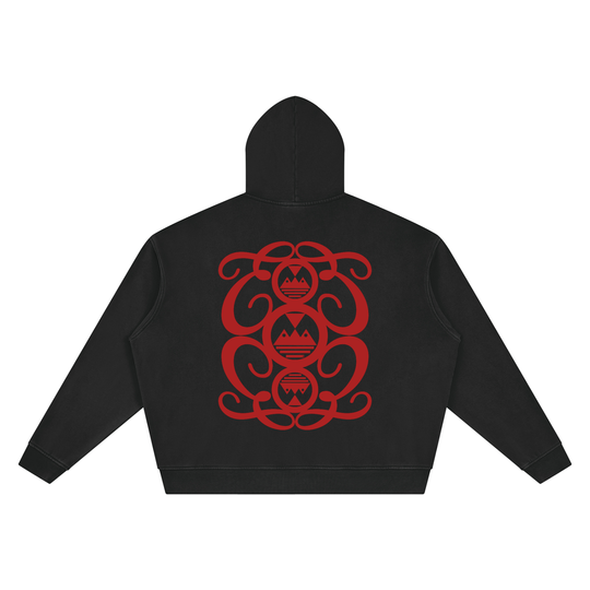 Unisex Vintage Wash Boxy Palazzo Albricci Perebrini Hoodie