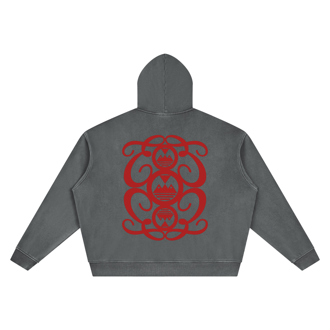 Unisex Vintage Wash Boxy Palazzo Albricci Perebrini Hoodie