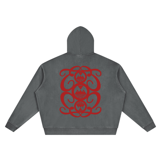 Unisex Vintage Wash Boxy Palazzo Albricci Perebrini Hoodie