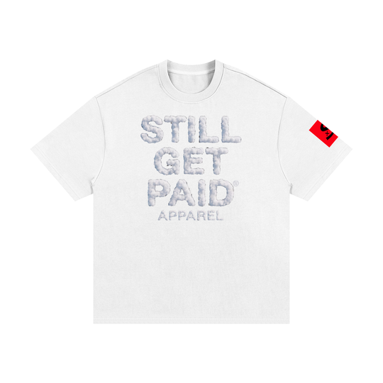 Heavyweight Cotton Cloud Stacked T-Shirt