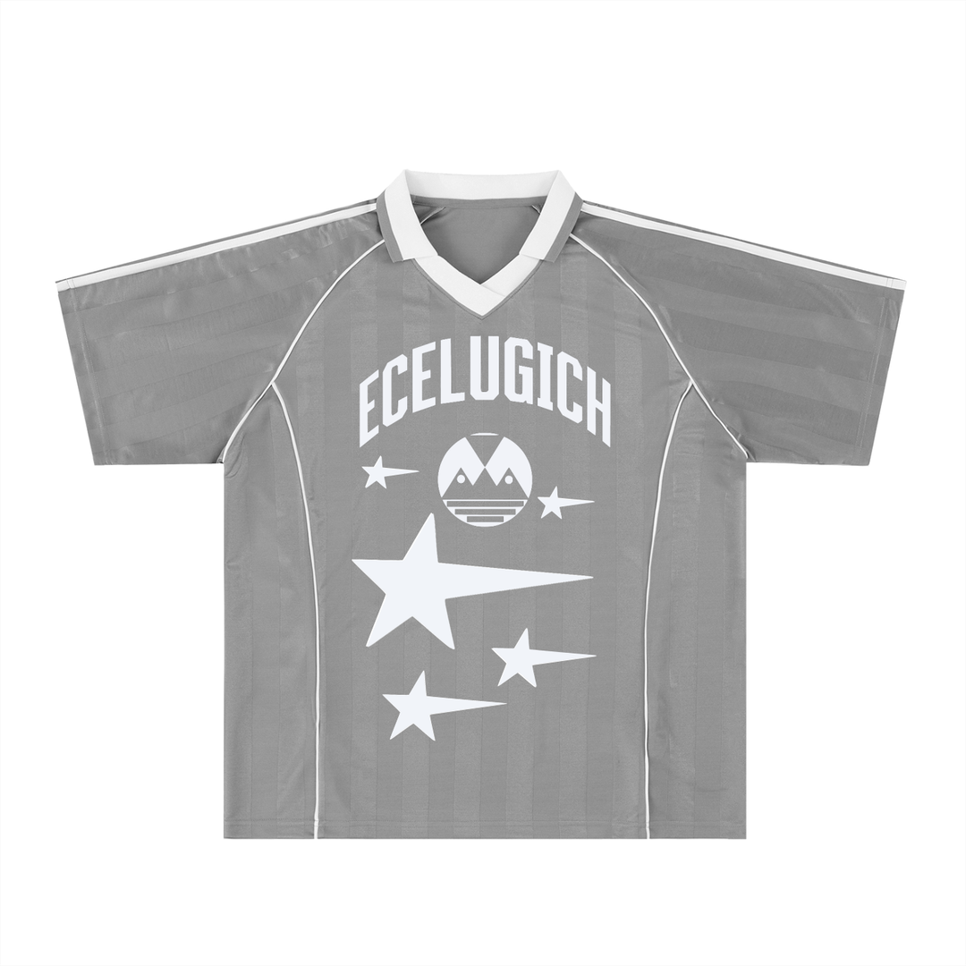Shadow Stripe Collared Soccer Jersey