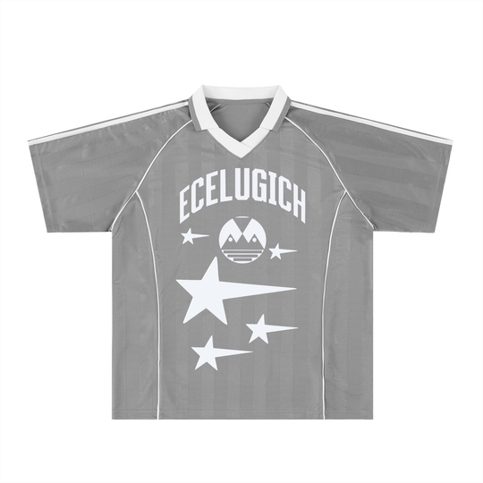 Shadow Stripe Collared Soccer Jersey