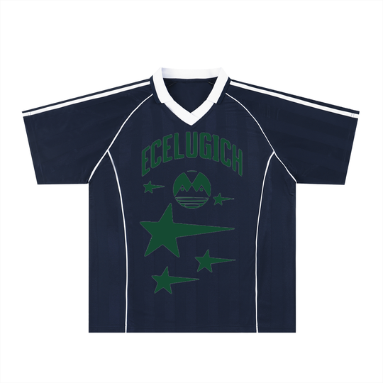 Shadow Stripe Collared Soccer Jersey