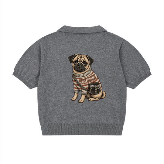 Women’s Knit Cotton Polo Shirt