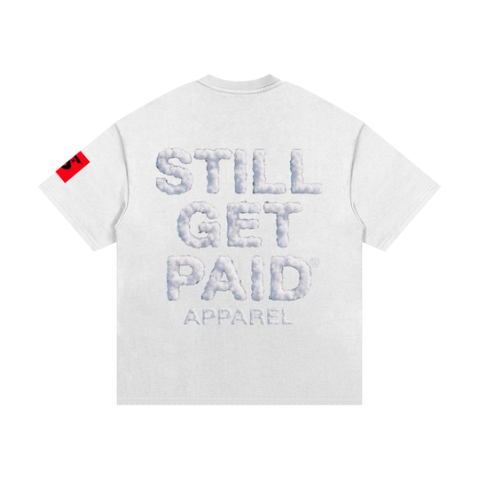 Heavyweight Cotton Cloud Stacked T-Shirt