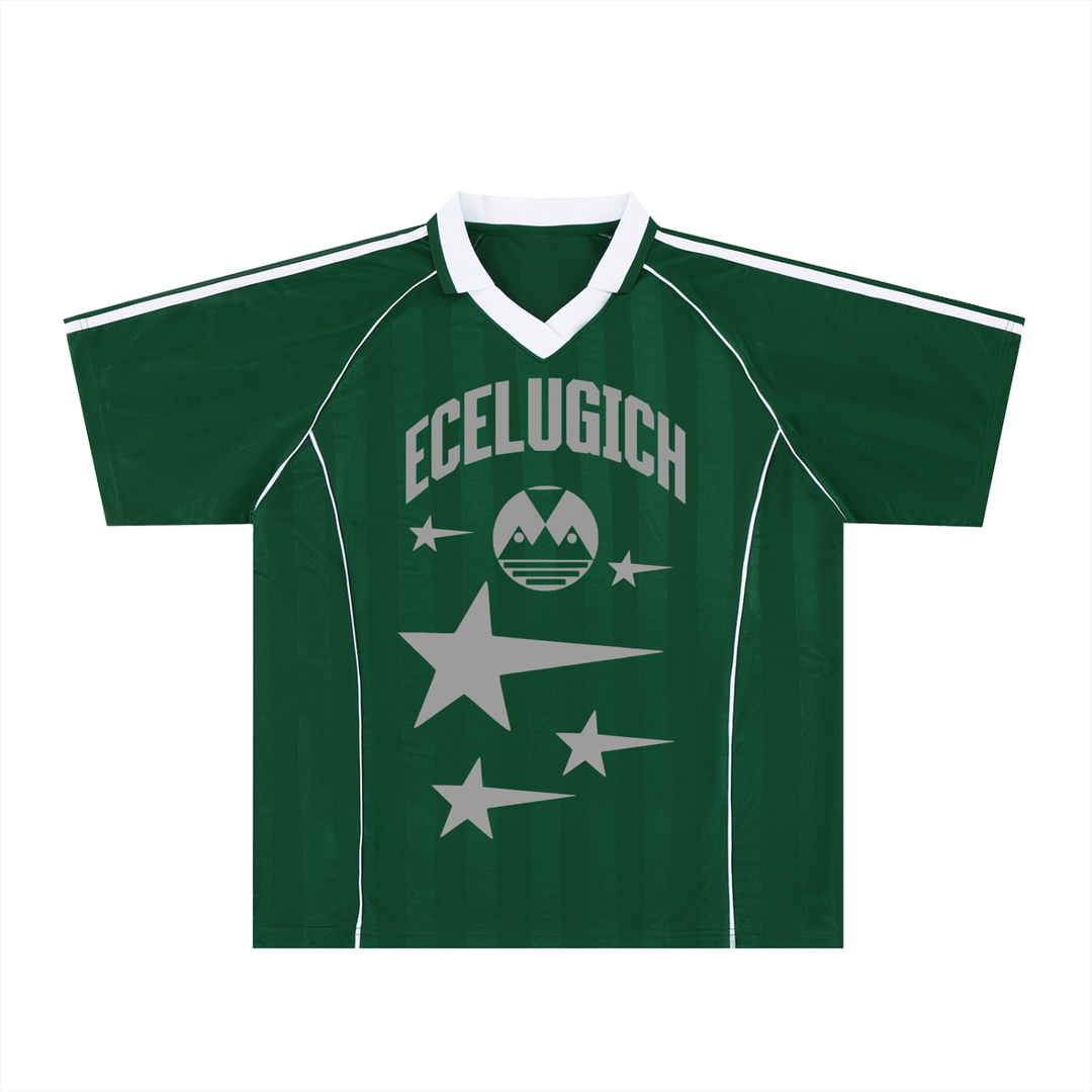 Shadow Stripe Collared Soccer Jersey