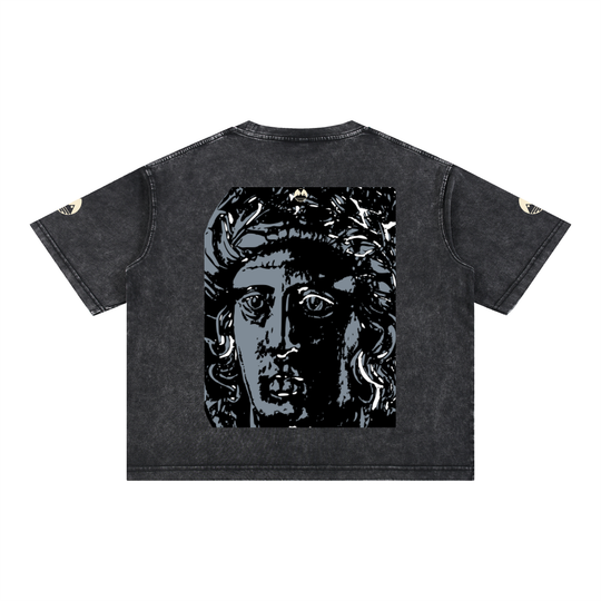 Mineral Wash Boxy Cotton T-Shirt