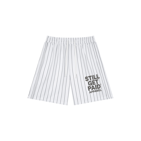 Unisex Striped Loose Fit Stacked Shorts